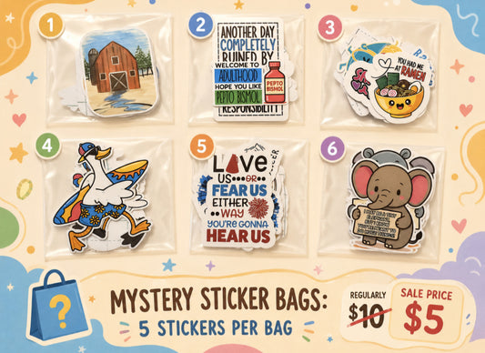 Sticker Mystery Grab Bags