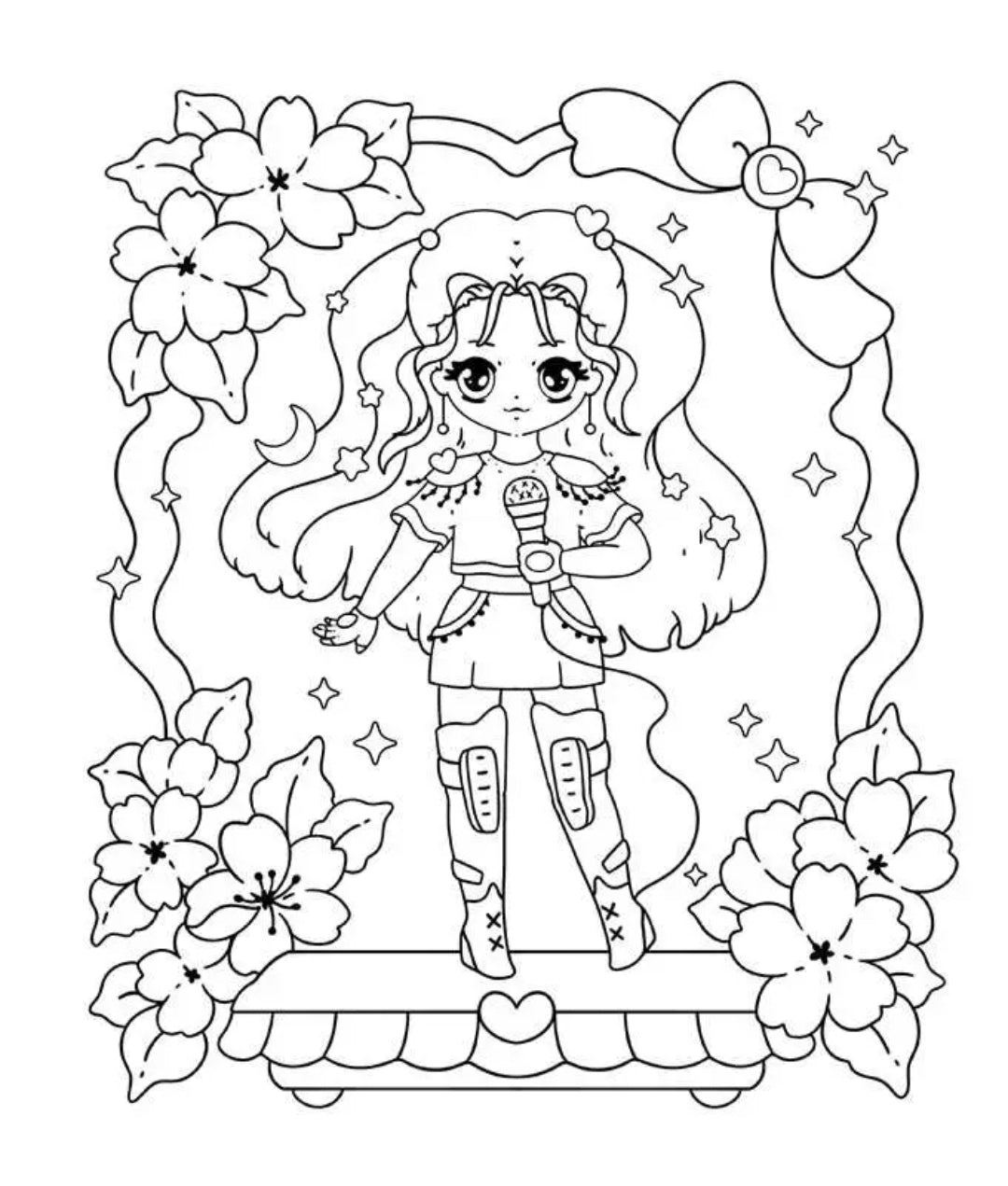 KPop Demon Hunter Coloring Book