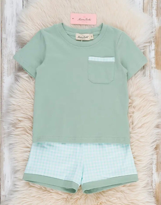 Gingham Days Pocket Shirt Outfit (Pre-Order)