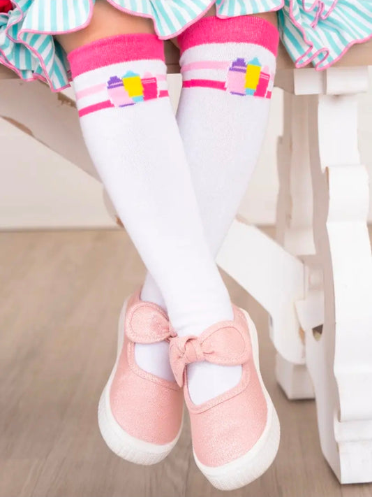 Cutie Crayons Knee Socks (Pre-Order)
