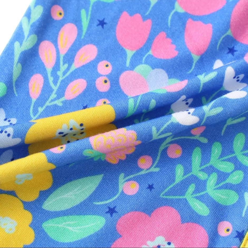 Posh Tot: Sunny Blooms Bamboo Convertible Zippy