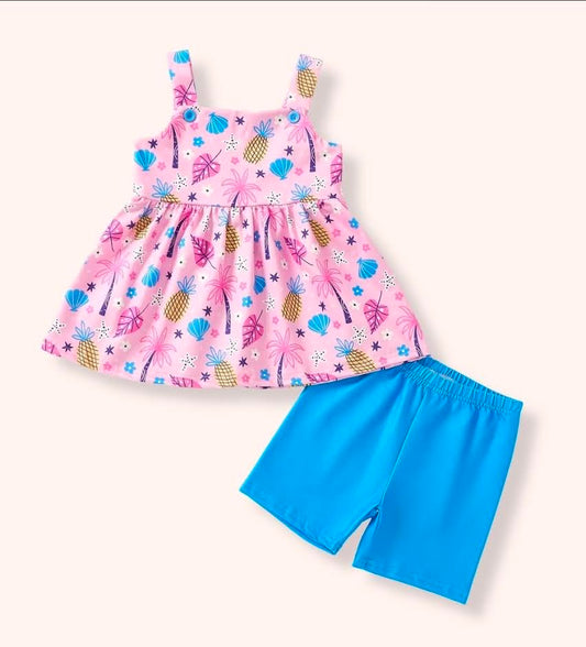 Pete + Lucy: Summer Pineapple Short Set