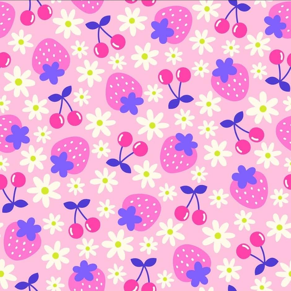 Pete + Lucy: Strawberries and Daisies Skort Set
