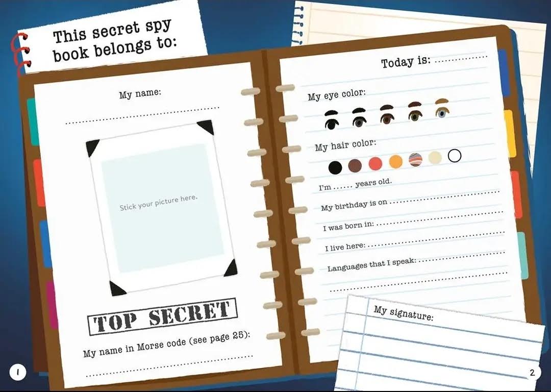 My Spy Pen Keeps it Top Secret Book