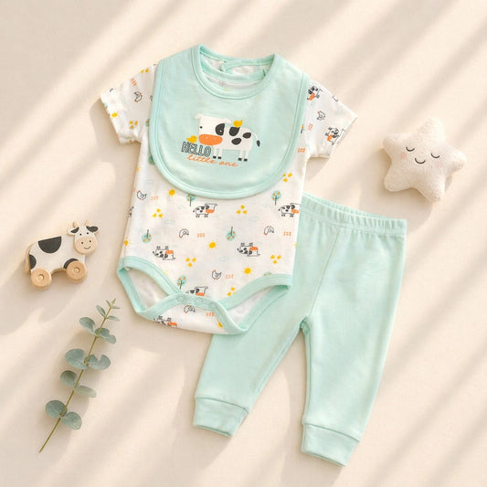 Hello Cow 3-piece Set