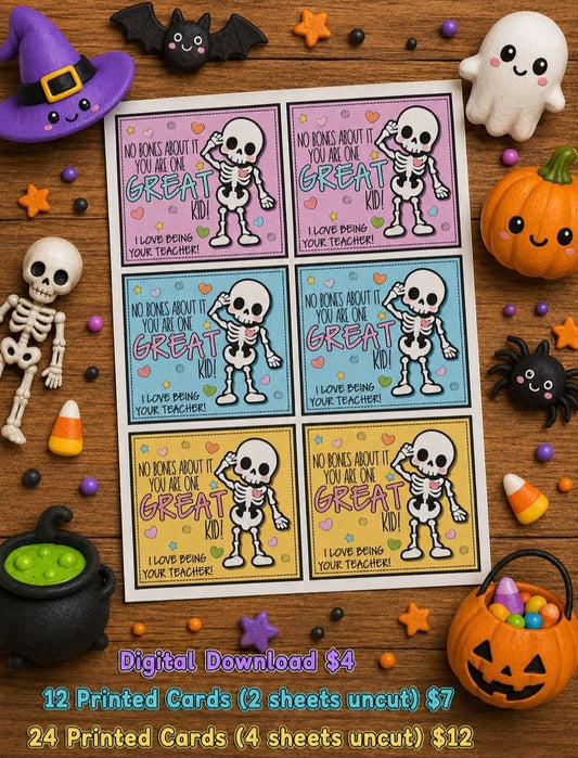 No Bones About It... Halloween Cards
