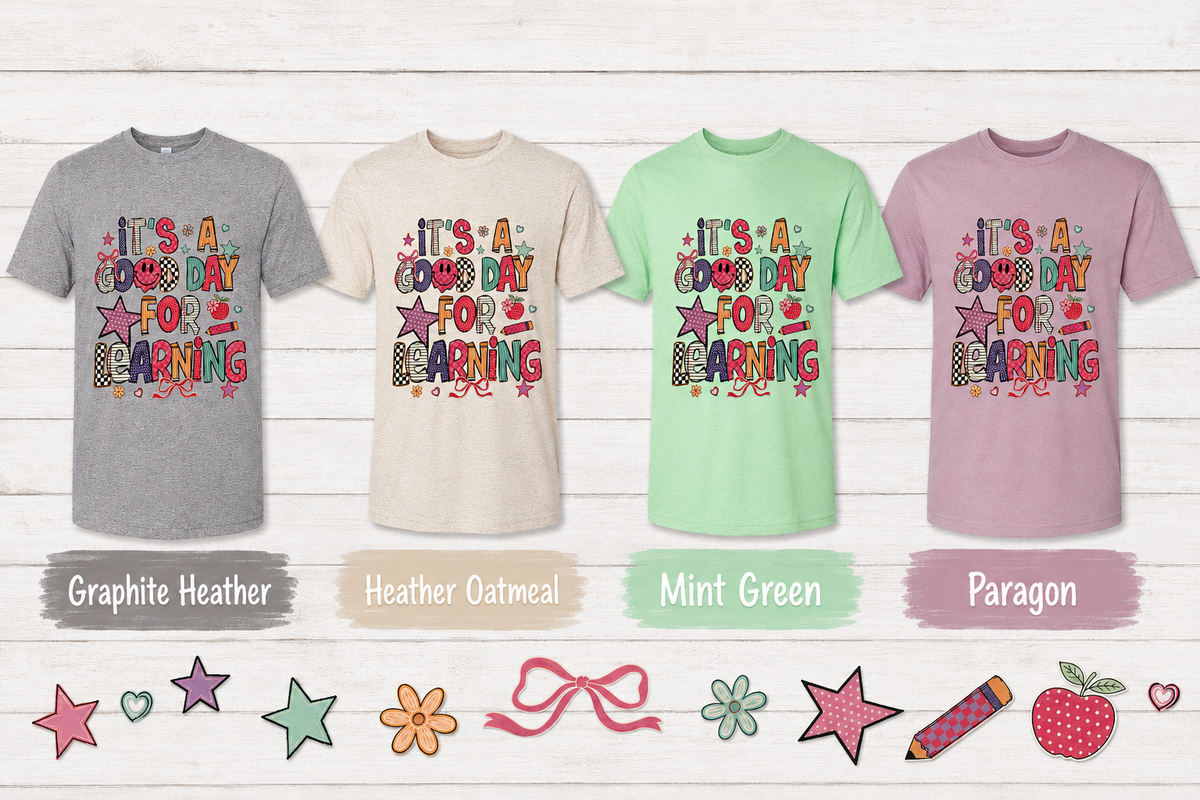 It's a Good Day for Learning Adult Shirt (Gildan SoftStyle)