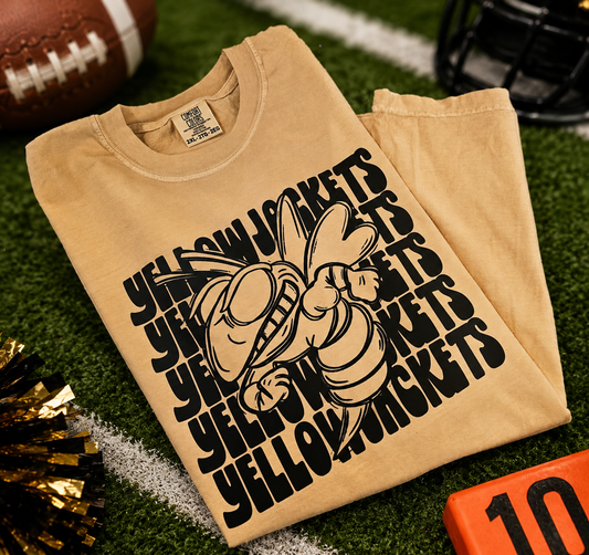 Oxford Yellow Jackets Comfort Colors Adult Shirt