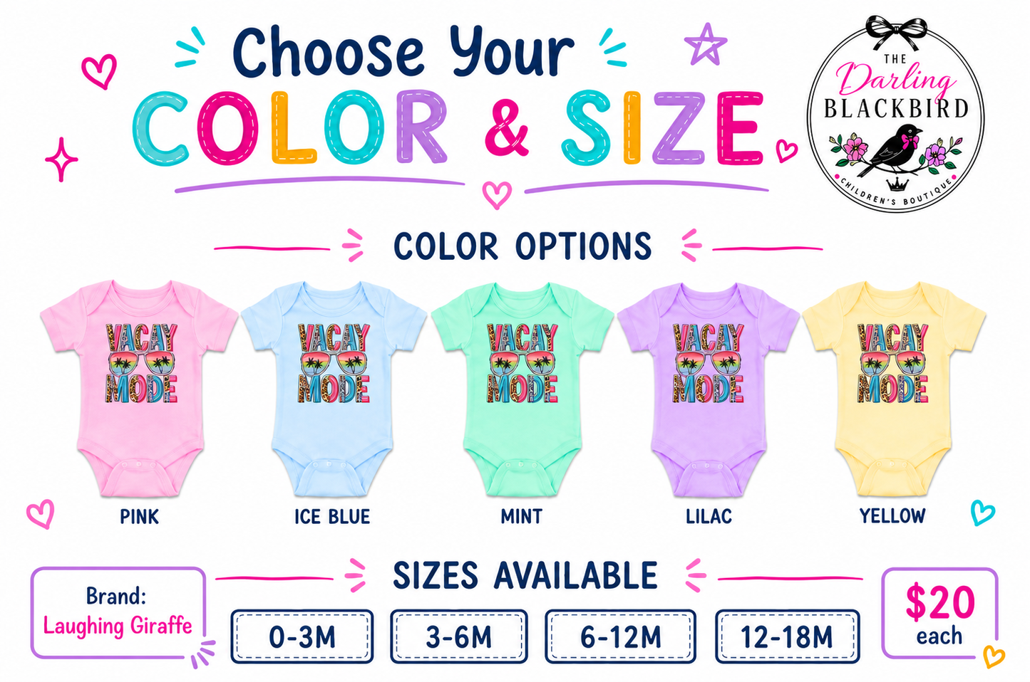 Vacay Mode Onesie