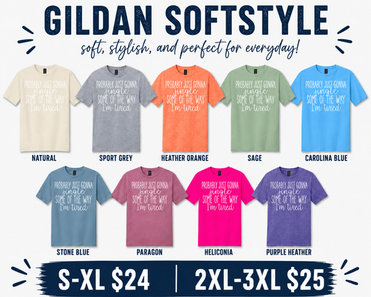 Jingle Some of the Way Adult Shirt
