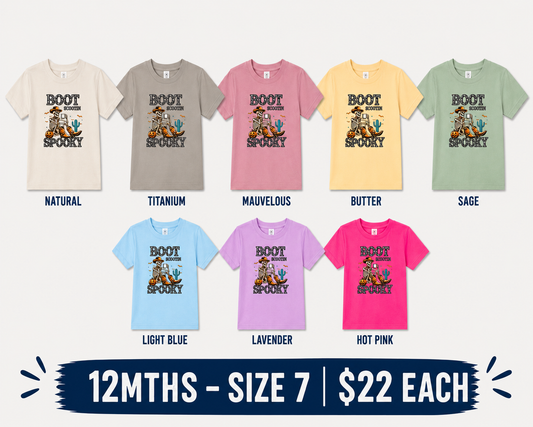 Boot Scootin Spooky Toddler Shirt