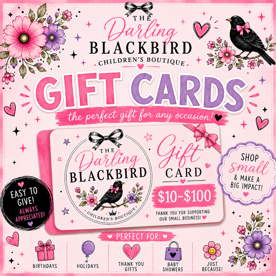 The Darling Blackbird Gift Cards