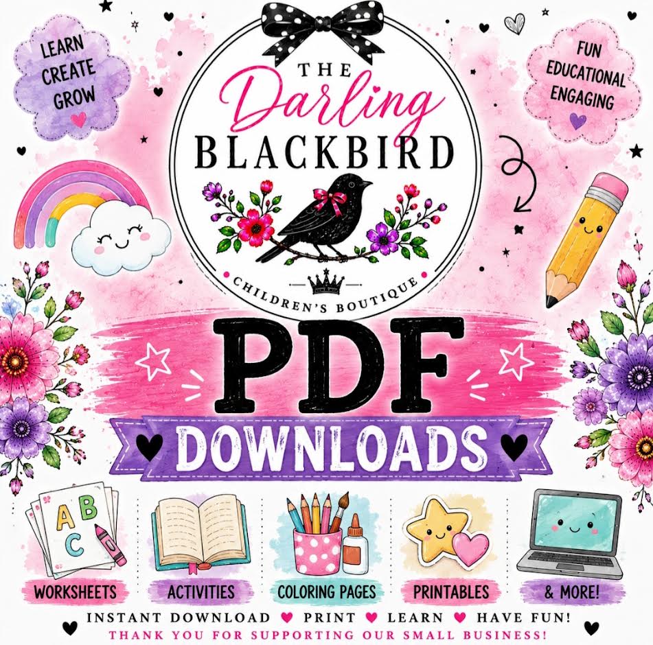 PDF Downloads: Worksheets, Crafts, and MORE!
