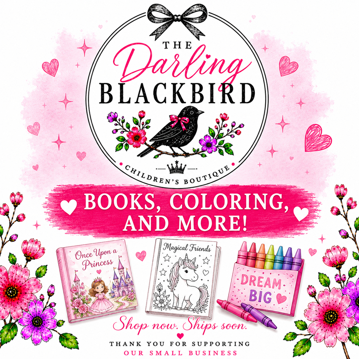 Books, Coloring, and more!