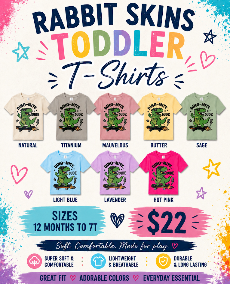 Dino-mite Dude Toddler Shirt