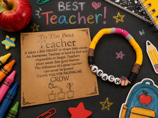 Teacher Beaded Bracelet
