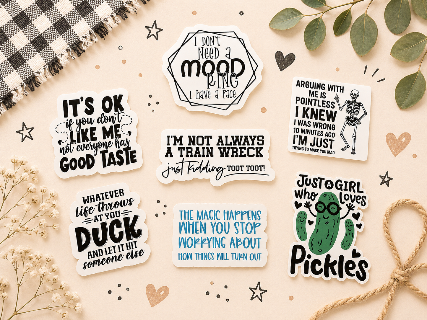 Sayings Stickers