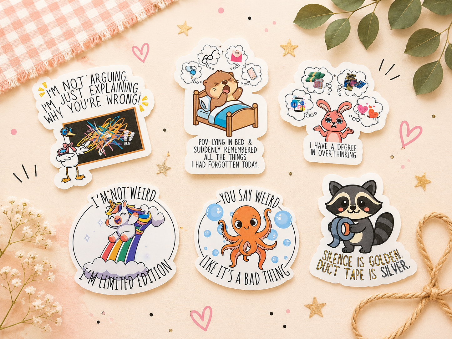 Sayings Stickers