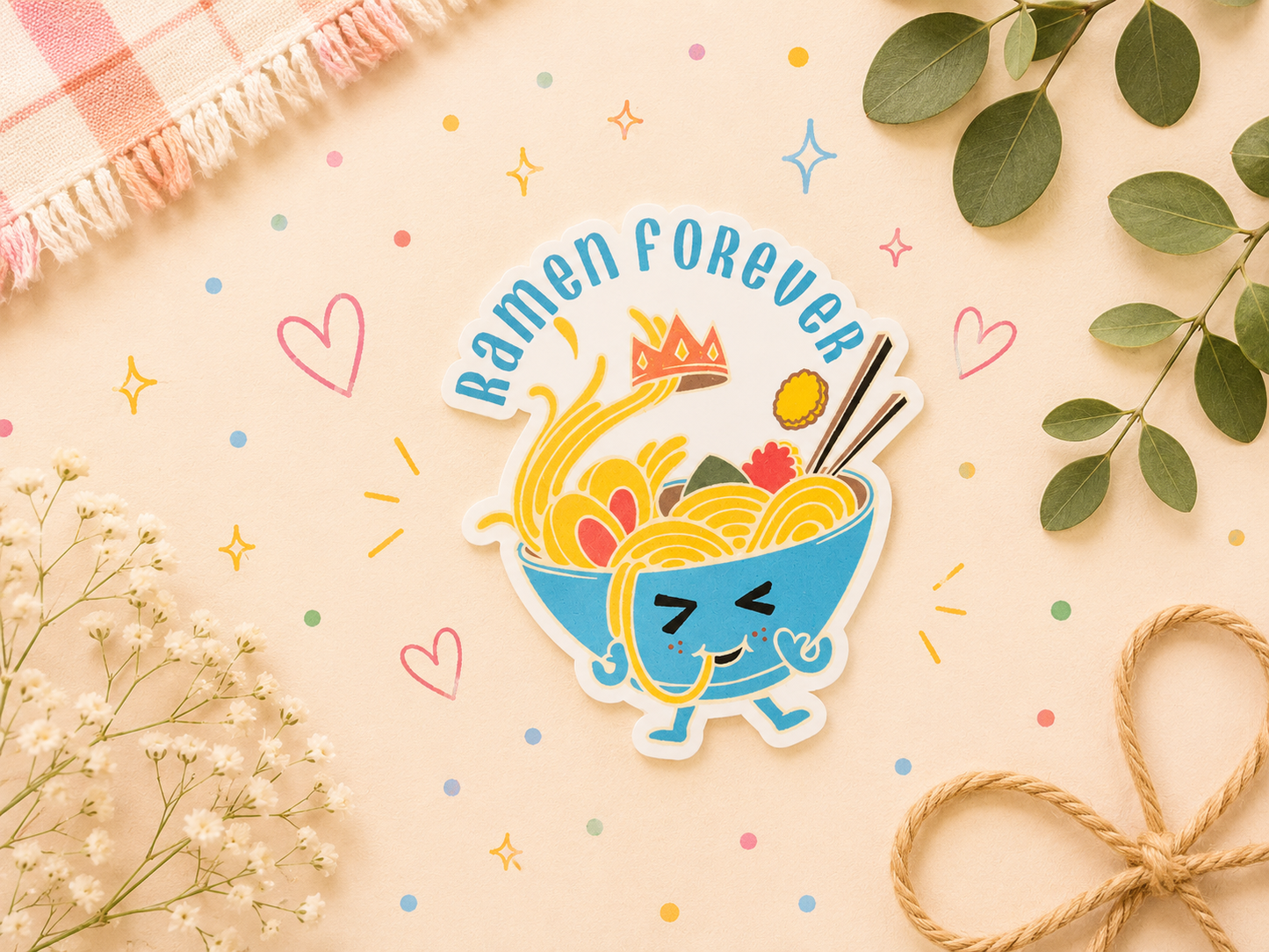 Ramen and Sushi Stickers
