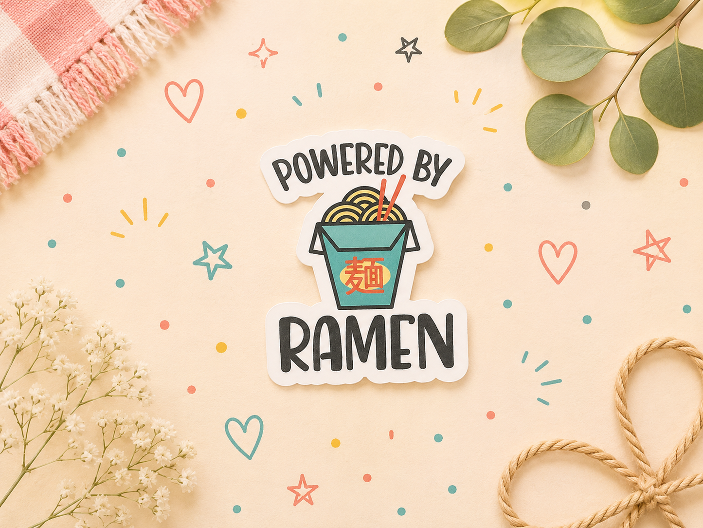 Ramen and Sushi Stickers