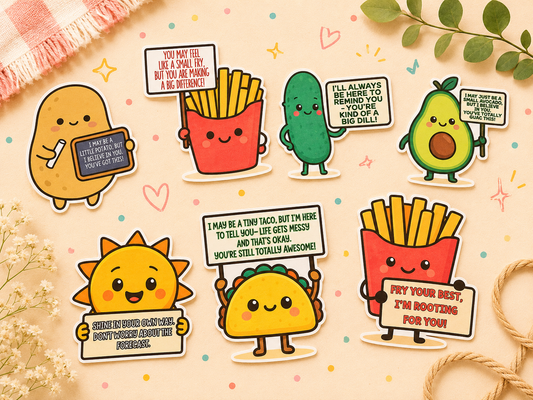 Food Saying Stickers