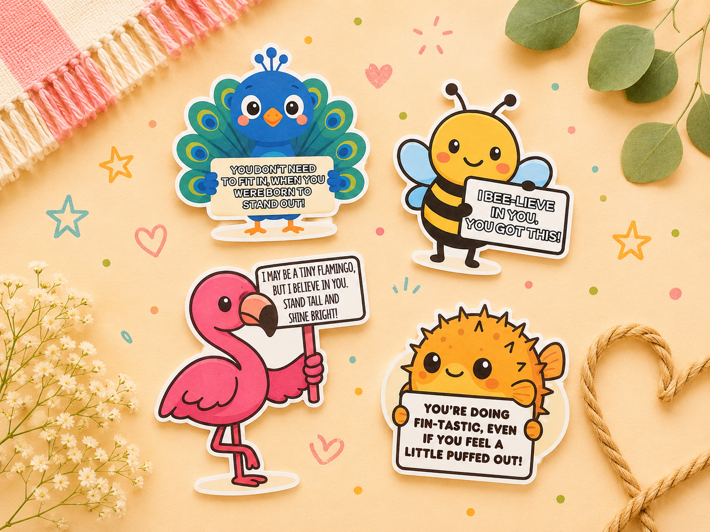 Animal Saying Stickers