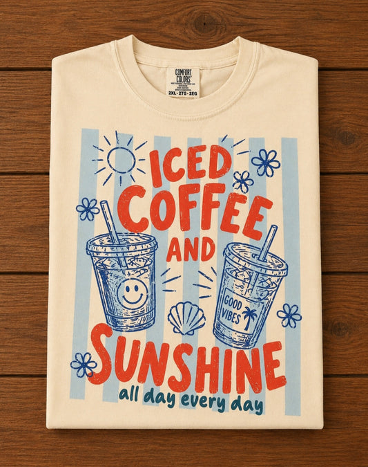 Iced Coffee and Sunshine T-Shirt