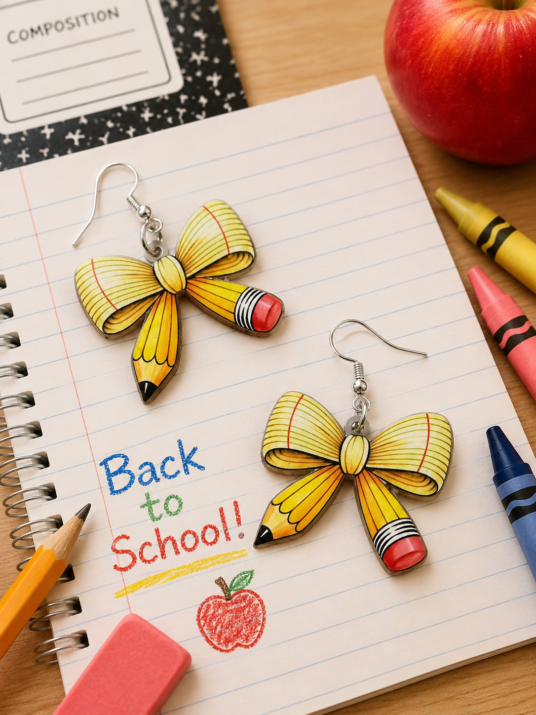 Teacher Back-to-School Earrings