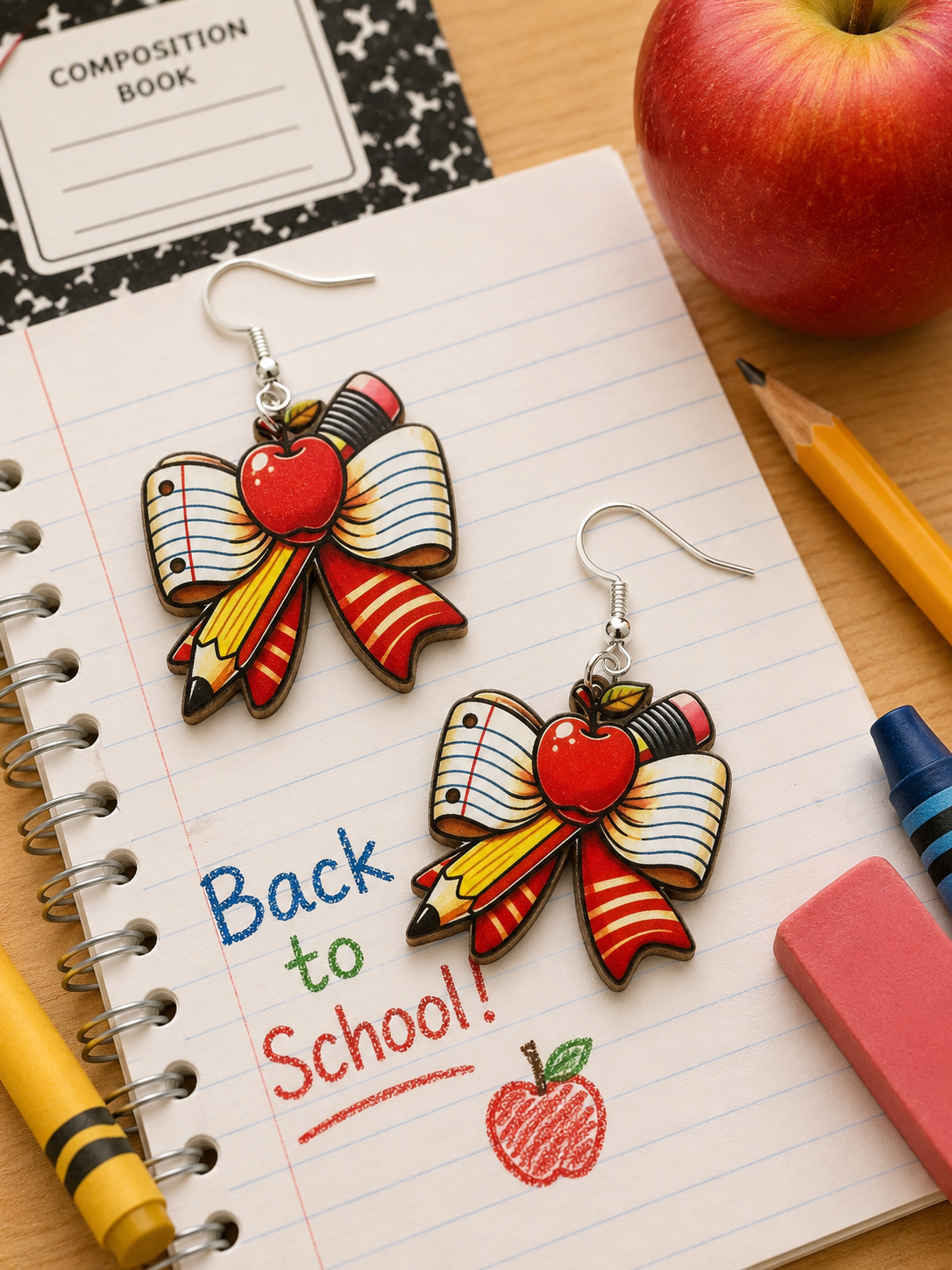 Teacher Back-to-School Earrings