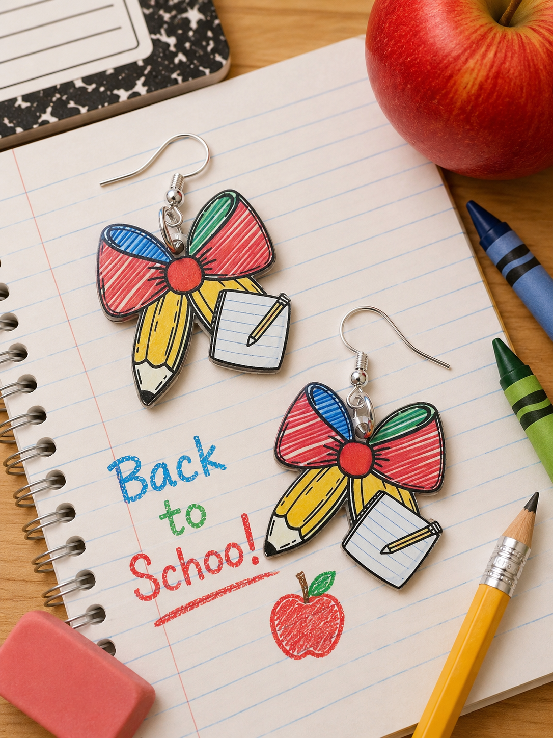 Teacher Back-to-School Earrings