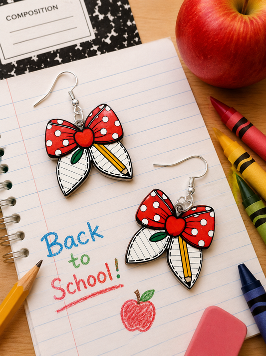 Teacher Back-to-School Earrings