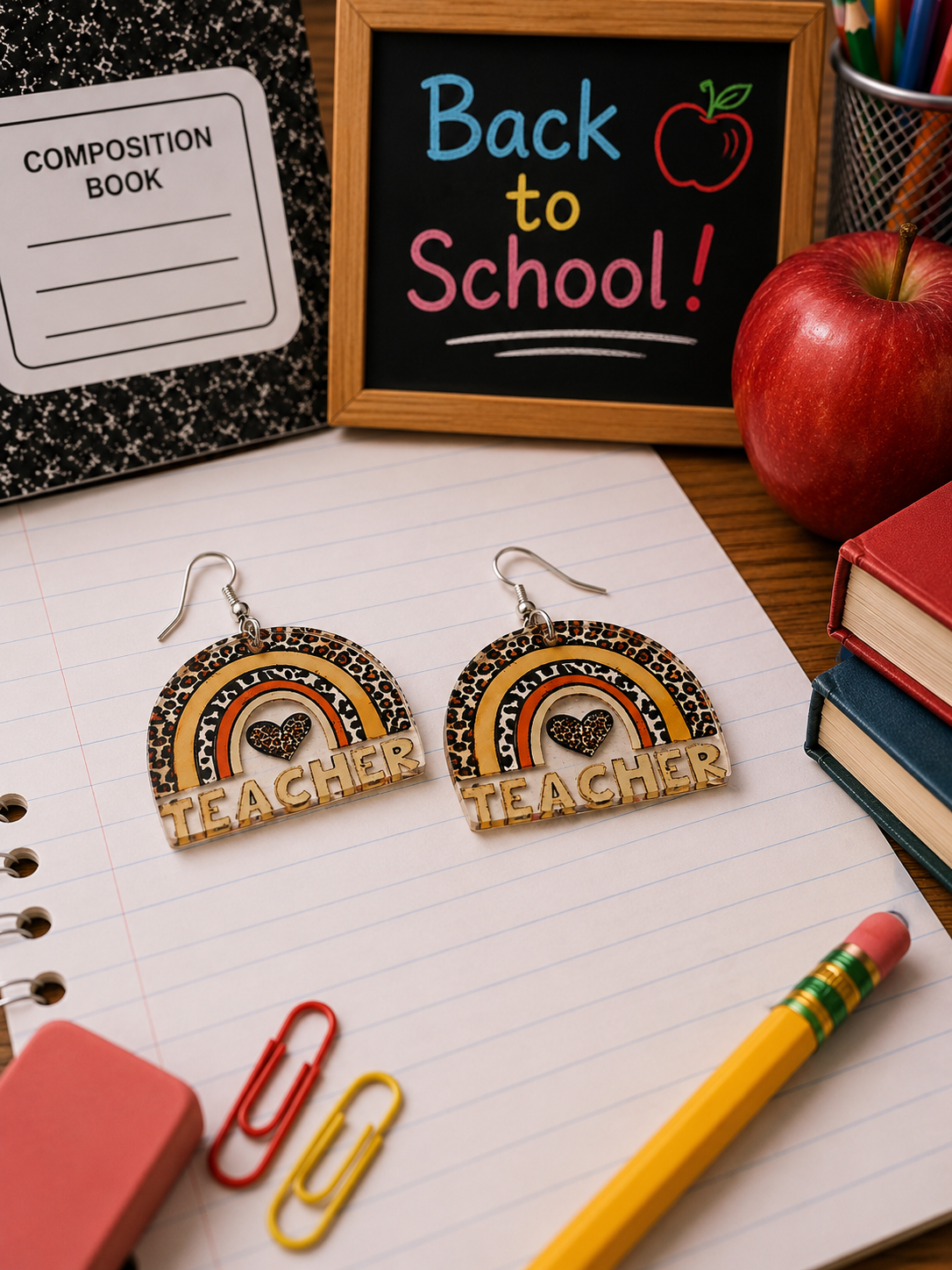 Teacher Back-to-School Earrings