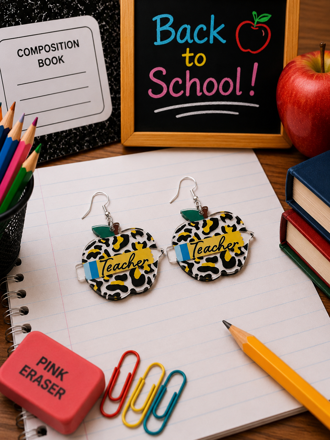 Teacher Back-to-School Earrings