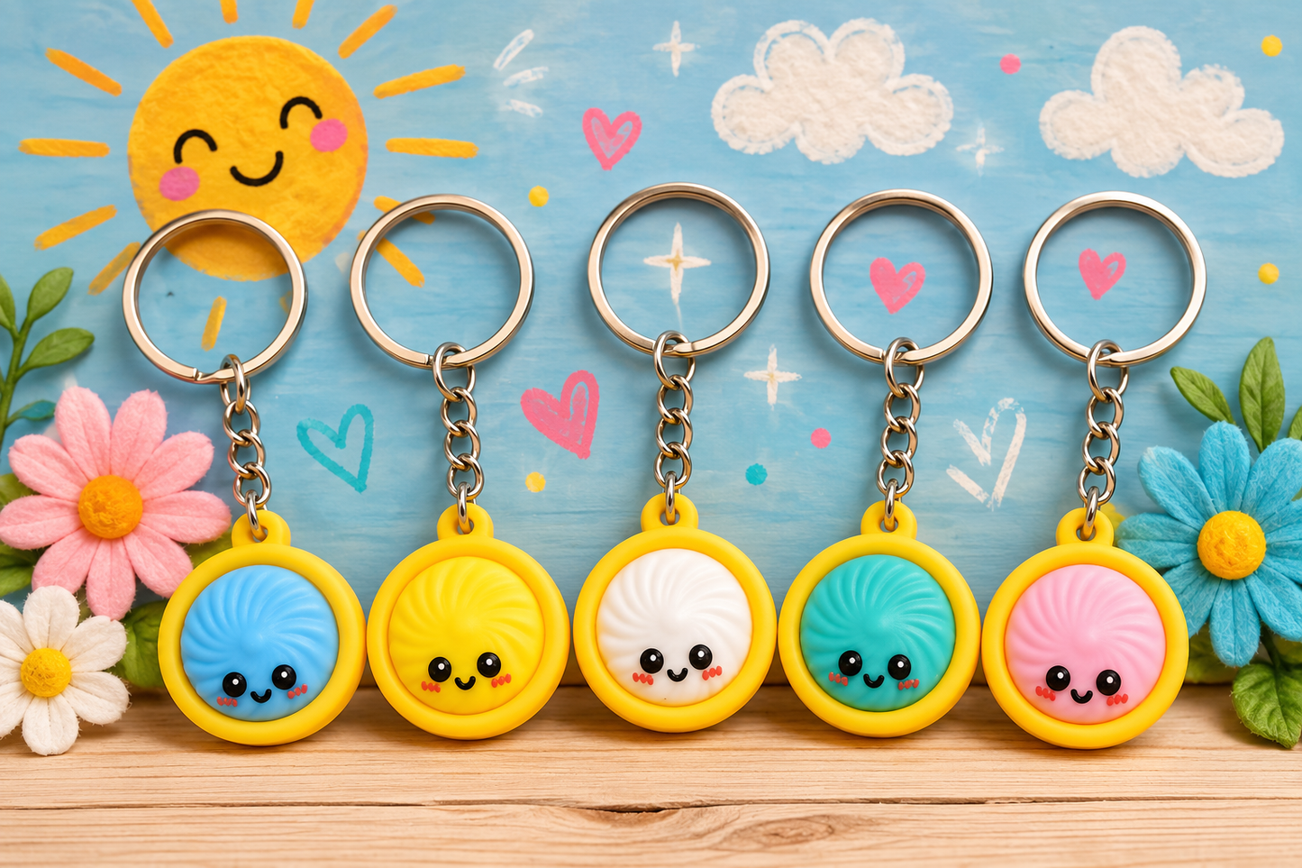 Dumpling Keychains