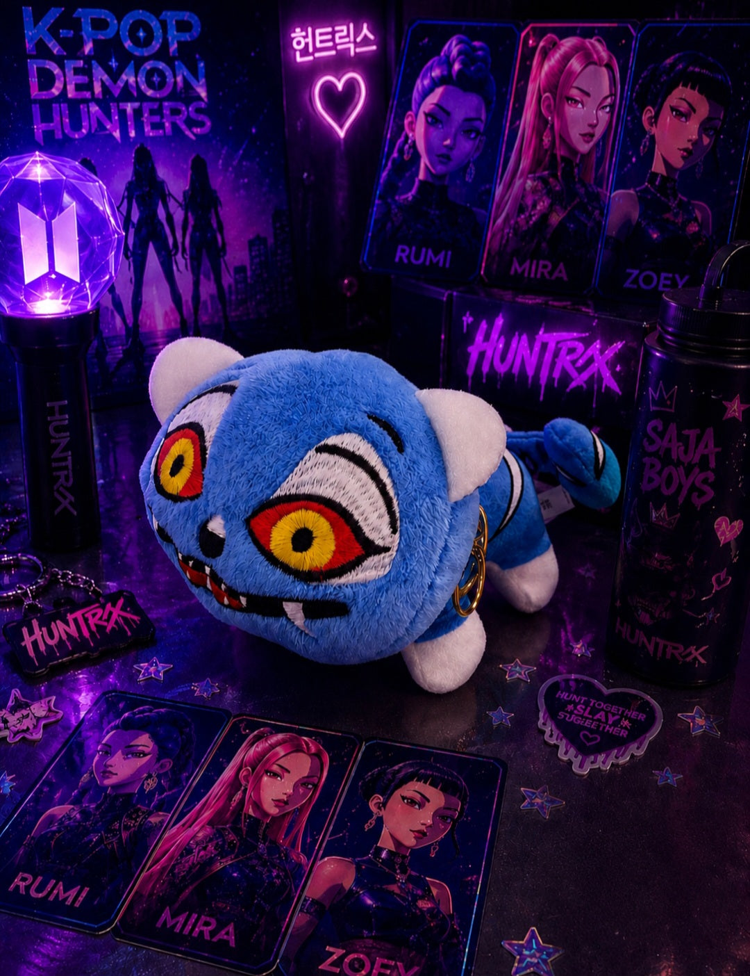 KPop Demon Hunter Plush Keychains