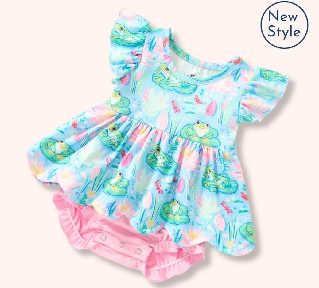 Pete + Lucy: Preppy Pond Romper