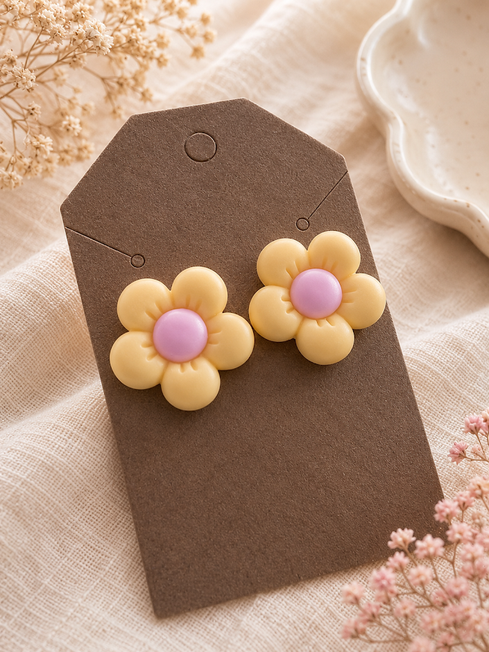 Flower Post Earrings