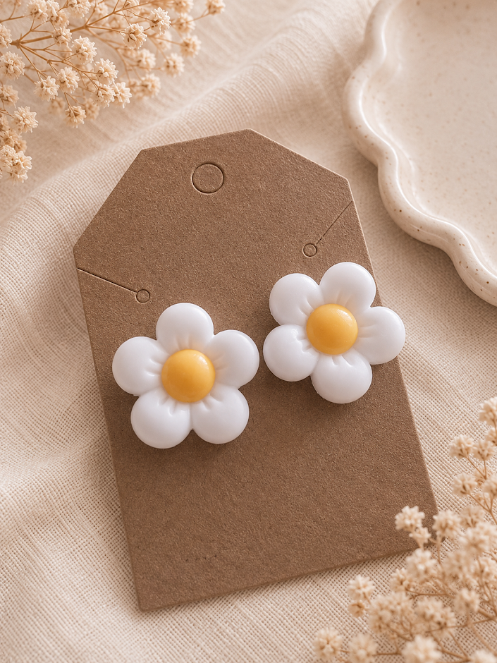Flower Post Earrings