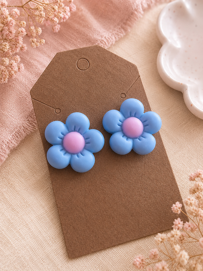 Flower Post Earrings