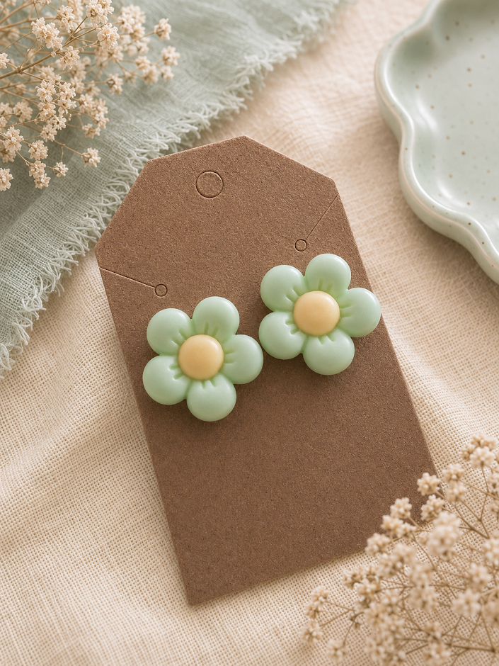Flower Post Earrings