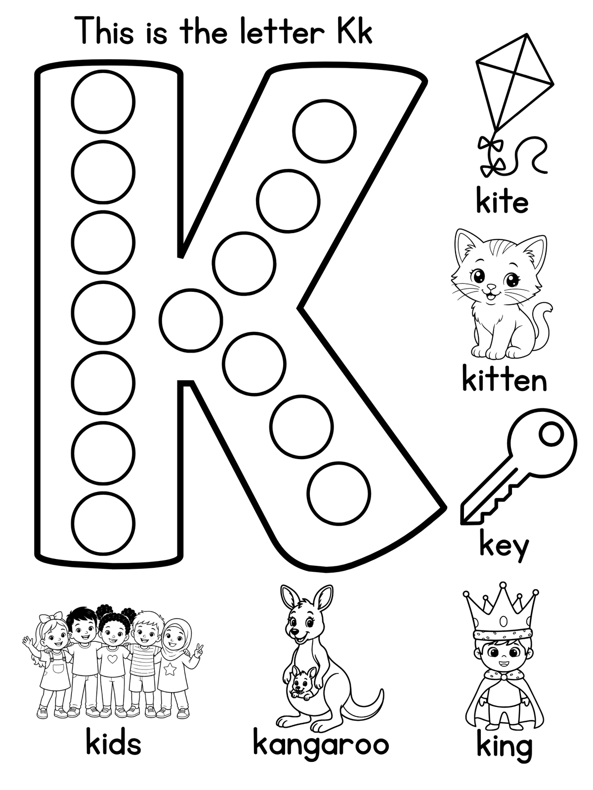 A–Z Dot Worksheets