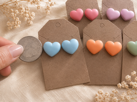 Heart Post Earrings