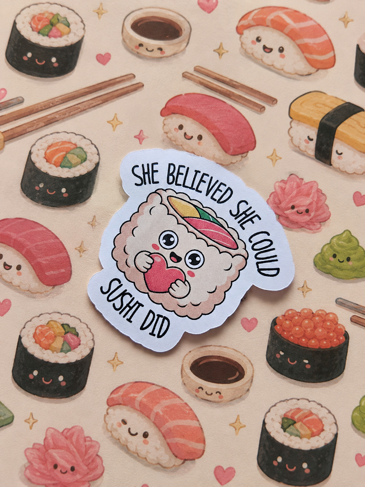 Ramen and Sushi Stickers