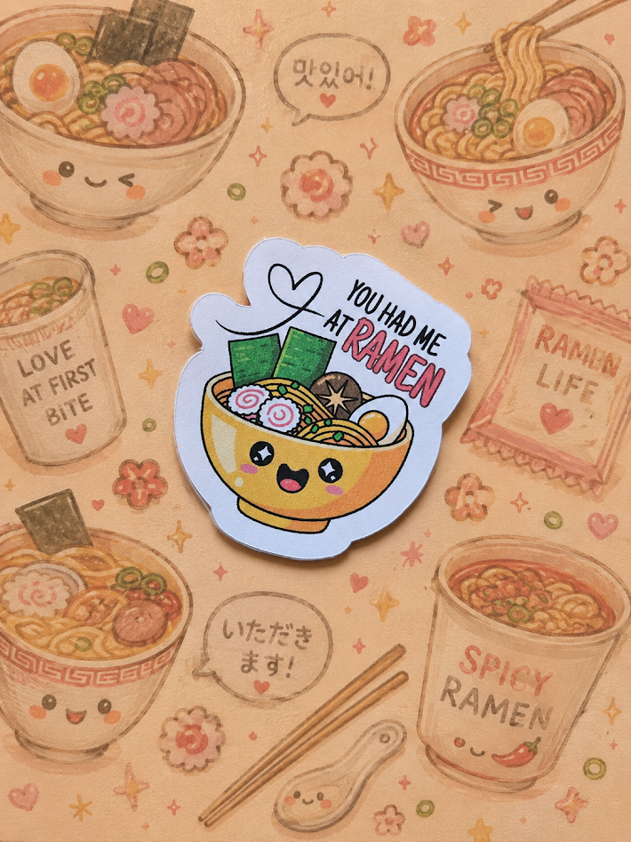 Ramen and Sushi Stickers