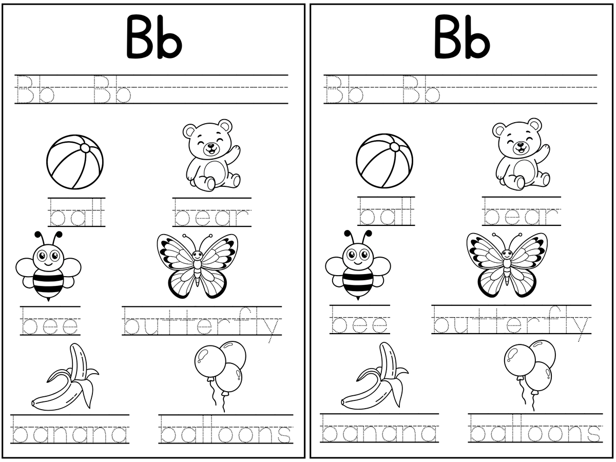 Alphabet Handwriting Journal Worksheet Pages