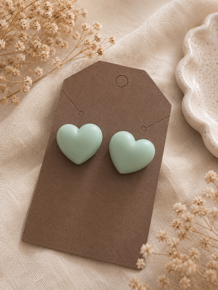 Heart Post Earrings