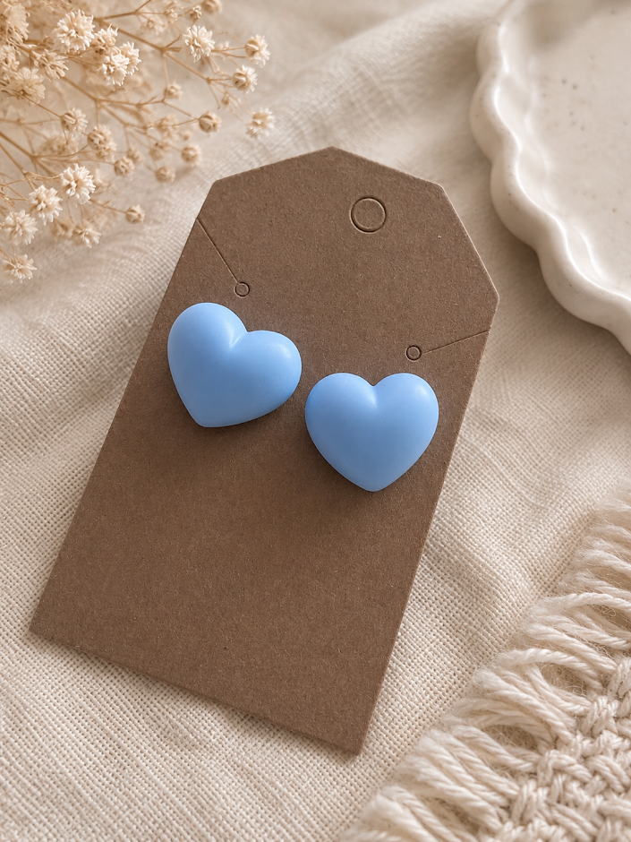 Heart Post Earrings