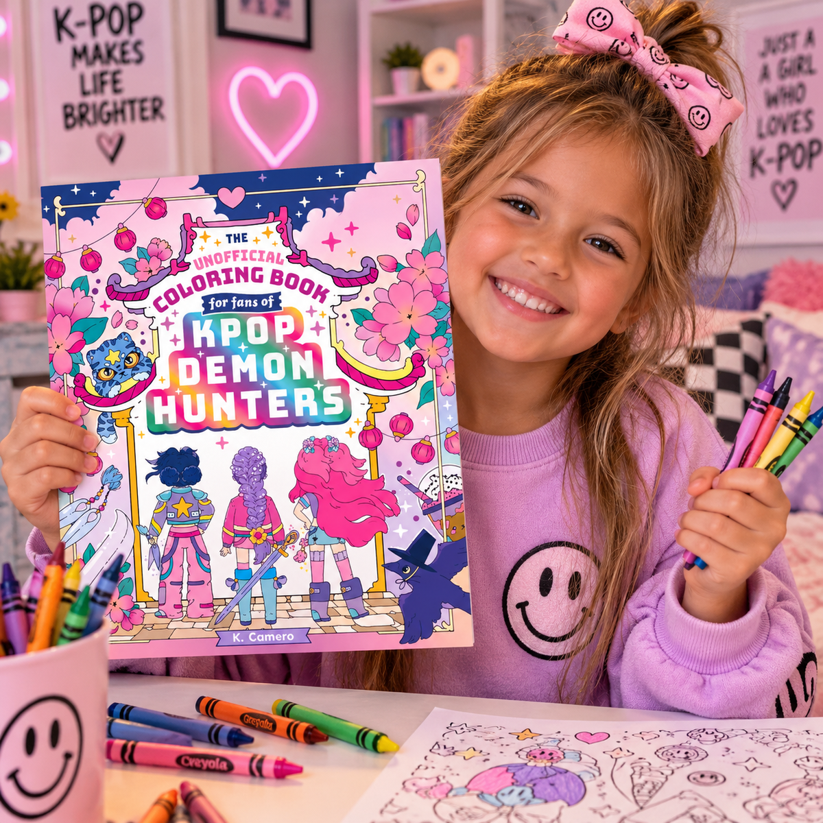 KPop Demon Hunter Coloring Book