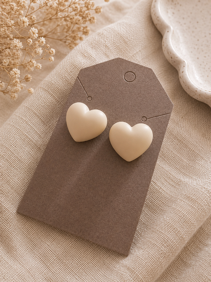 Heart Post Earrings