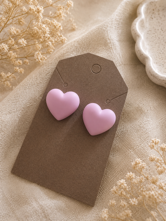 Heart Post Earrings